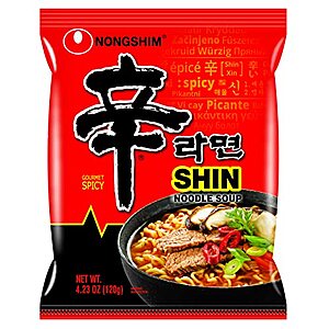 Nongshim Shin Original Ramyun, 4.2 Ounce (Pack of 20), $17.15 or less w/ S&S at Amazon