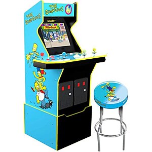 Arcade1Up - The Simpsons 30th Edition Arcade with matching stool and Tin $300 + $90 Kohl's Cash + Free Shipping