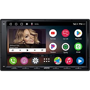 ATOTO A6 PF 7" Android Double-DIN Car Stereo - Apple CarPlay & Android Auto, in-Dash Navigation, Dual BT, WiFi/BT/USB Tethering Internet  $175 + free s/h at Amazon