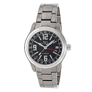 Ball Trainmaster GMT Stainless Steel Automatic Watch $655 + free s/h at Shopworn