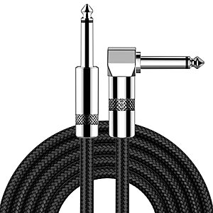 10' New bee Guitar Cable (Right Angle to Straight, Black) $3 on Amazon