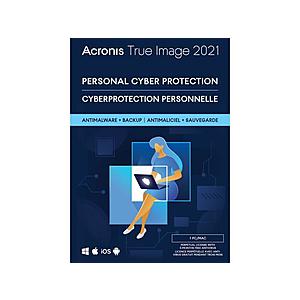 Acronis True Image 2021 - 1 PC/MAC ($15@Newegg)