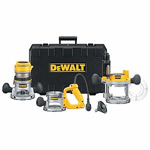 DEWALT DW618B3 12 Amp 2-1/4 Horsepower Plunge Base and Fixed Base Router $169.99 at Ratuken through CPO Outlets w/ F/S